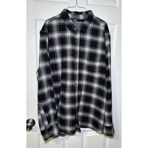 Eddie Bauer Men's Highland Plaid Long Sleeve Favorite Flannel Shirt Size XXL